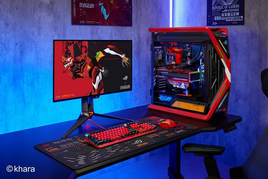 ROG玩家共和國今推出第二彈ROG X EVANGELION聯名商品。